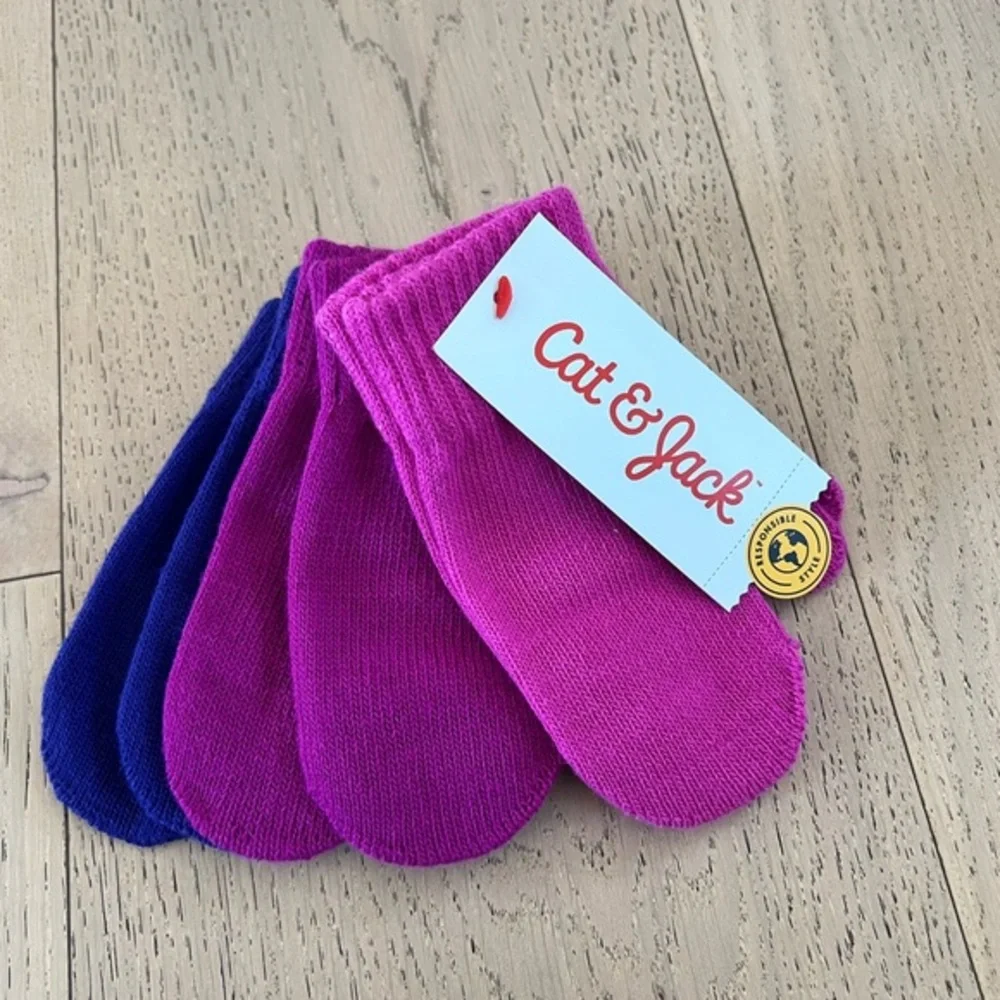 Cat & Jack Pink, Purple & Blue Kids mittens